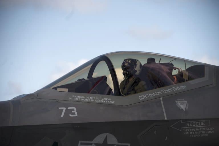 INTERVIU. Adevăratul Top Gun – Un pilot american de teste spune piloților români cum e să zbori pe un F-35, cel mai puternic avion militar din istorie